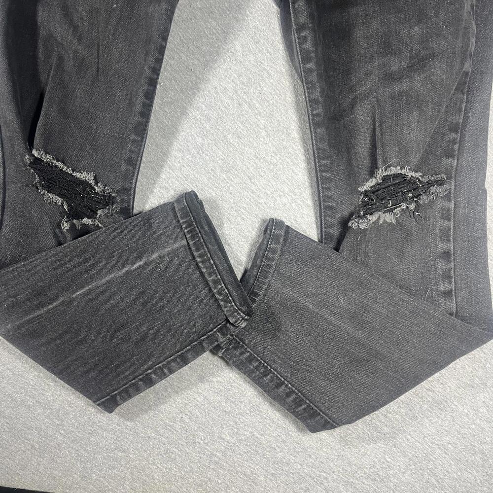 Old Navy Pop Icon Sizs 6 Skinny Black Ripped Jeans Womans pants Womans old navy - Picture 6 of 9